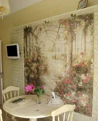 Photo of decorated kitchen walls