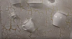 Kitchen apron made of plaster photo