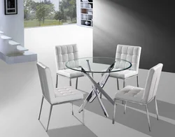 Photo of modern tables and chairs for the kitchen