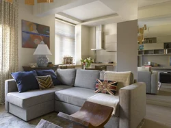 Sofas In The Interior Of The Kitchen Living Room