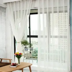 Curtains for panoramic loggias photo