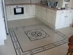 Photos and drawings of kitchen floors