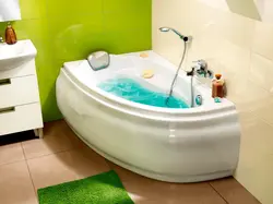 Corner bath for home photo
