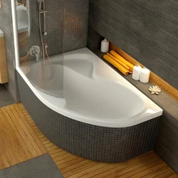 Corner bath for home photo