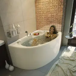 Үй фотосы үшін бұрыштық ванна