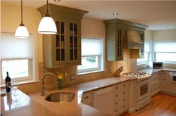 Corner Kitchen Design With Window Design