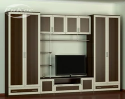 Inexpensive Living Room Walls With Wardrobe Photo