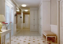 Laminate Flooring In The Kitchen And Hallway Photo