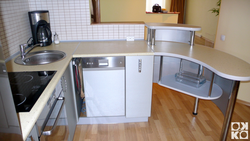 Corner table in a small kitchen photo