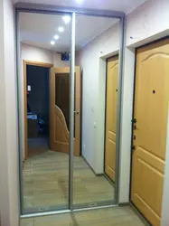Зеркальные двери для шкафа купе в прихожую фото