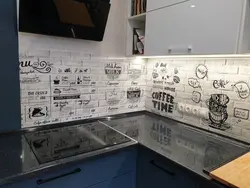 Дизайн кухни с фартуком из панели