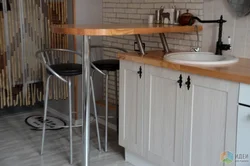 Bar counter for the kitchen with your own hands from the countertop photo