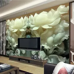 Photo wallpaper 3D for living room photo