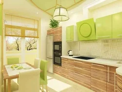 Kitchens in green beige tone photo