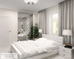 Bedroom Design With Mirrors In Modern Style