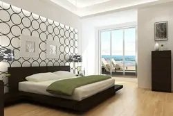 Bedroom design light and dark wallpaper