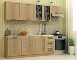 Sonoma oak color in the kitchen interior