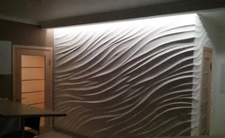 Koridorning ichki qismidagi 3D panellar