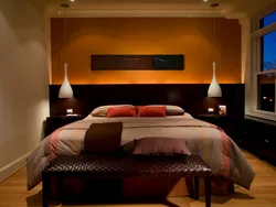 Warm Colors In The Bedroom Interior