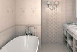 Baccarat cerama marazzi tiles in the bathroom interior