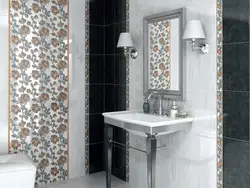 Baccarat cerama marazzi tiles in the bathroom interior