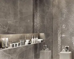 Крупноформатная плитка в интерьере ванной