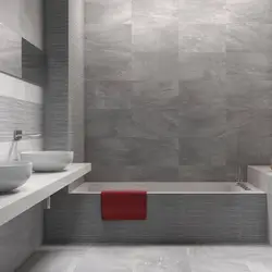 Large Format Tiles In The Bathroom Interior