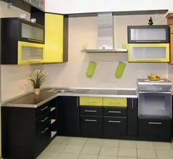 Corner kitchen with straight top photo