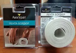 Self-adhesive bath tape photo