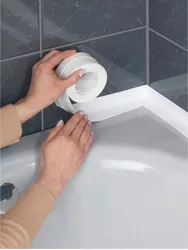 Самоклеющаяся лента для ванны фото