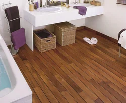 Bathroom Wooden Floor Photo