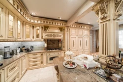 Roman Style In The Kitchen Interior Photo