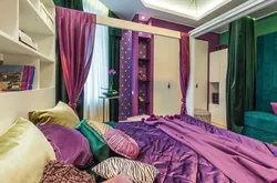 Bedroom Interior Green Lilac