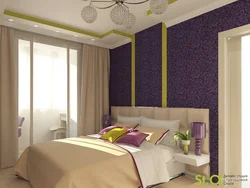 Bedroom Interior Green Lilac