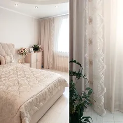 White bedroom curtain design