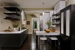 Kitchen design light brown floor