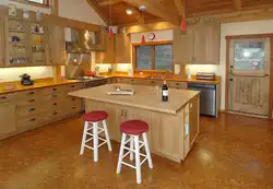 Kitchen interior cork