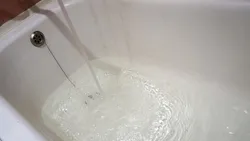 Photo of a bathtub with water