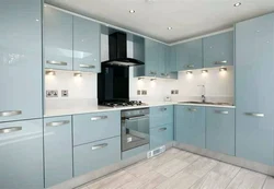 Acrylic kitchen in the interior