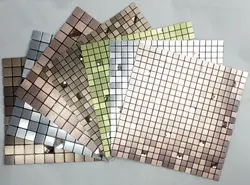 Self-adhesive mosaic tile for bathroom photo