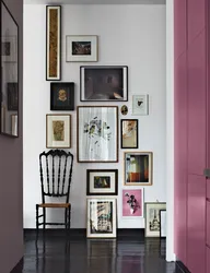 How to hang a photo in the hallway