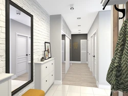 Straight Corridor In Apartment Design