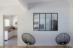 Interior windows in an apartment photo