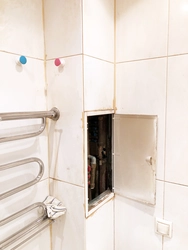 How To Hide Pipes In The Bathroom Photo