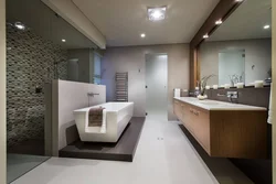 Built-in bathtub interior