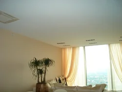 Натяжные потолки в квартире фото матовые