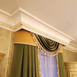 Beautiful Cornices In The Living Room Photo