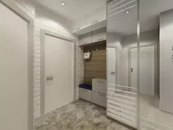 Hallway with 3 doors photo