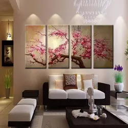 Fashionable paintings for the living room photo