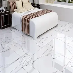 Tiles on the bedroom floor photo